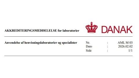 Denmark Aligns Accreditation Rules for Referral Laboratories and Specialists With ISO 15189