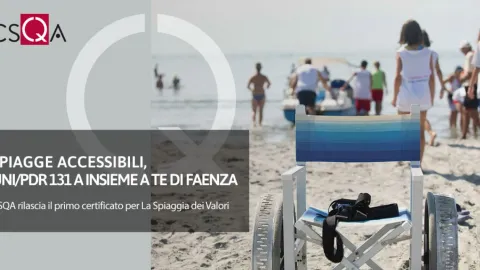 CSQA Awards First UNI/PDR 131 Certification for Inclusive Services to 'Insieme a Te' Beach Resort