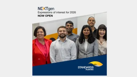 Expressions of Interest Open for NEXTgen2026, Standards Australia’s Talent Development Program