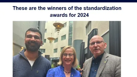 Three Leaders Honored With Norway’s 2024 Standardization Prizes