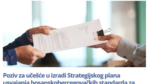 Bosnia and Herzegovina Invites Input on 2025–2027 Standardization Strategy