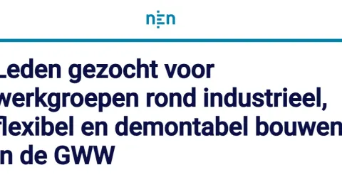 NEN Seeks Members for Flexible, Demountable Infrastructure Standards