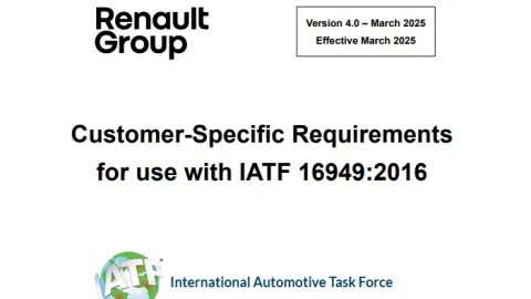 Renault Group Updates Quality Requirements for IATF 16949