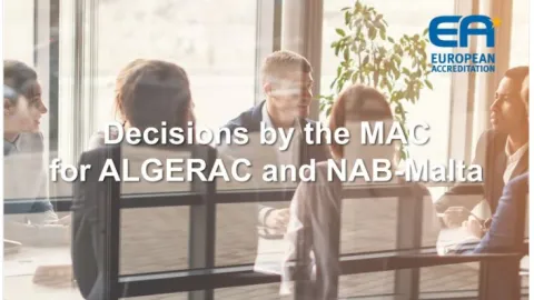 Algeria and Malta Accreditation Bodies Pass EA Peer Reviews