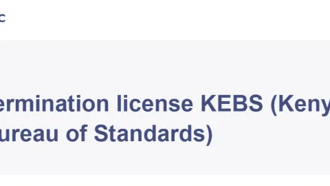 FSSC Terminates KEBS License Agreement Under Sanction Policy