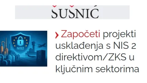 NIS 2 Compliance Projects Spread Across Croatia