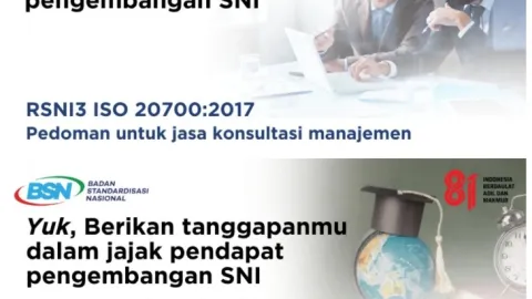 Indonesia Opens ISO 21001 and ISO 20700 Draft Adoptions for Public Comment