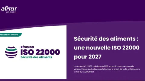 France Invites Food Sector Feedback on ISO 22000 Revision