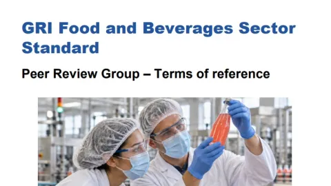 GRI Begins Developing Sustainability Reporting Standard for Food and Beverages