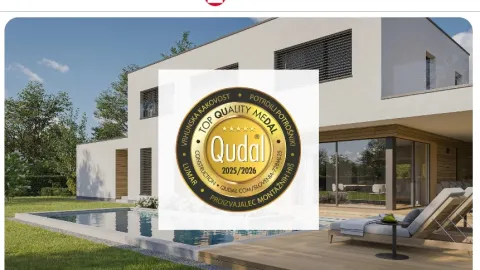 Lumar Recognized as Slovenia’s Best in Prefab Wood Homes with QUDAL Award
