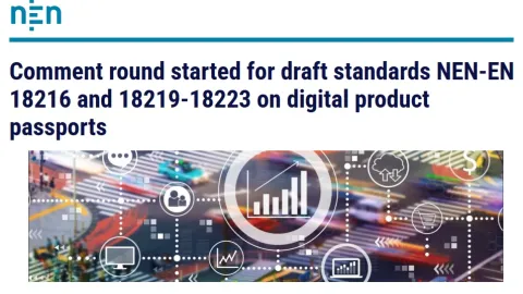 Comment Round Opens in Netherlands for Six Standards on Digital Product Passports