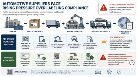 Automotive Suppliers Face Rising Pressure Over Labeling Compliance