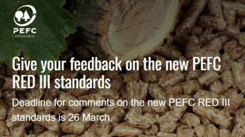 PEFC Seeks Feedback on Three New RED III Standards