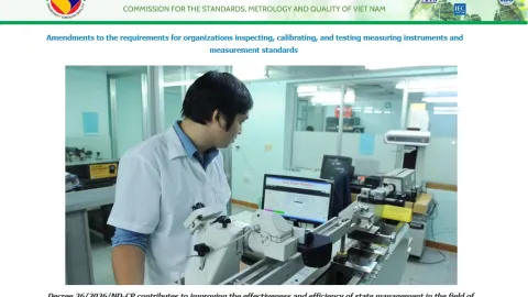 Vietnam Revises Conditions for Metrology Service Providers