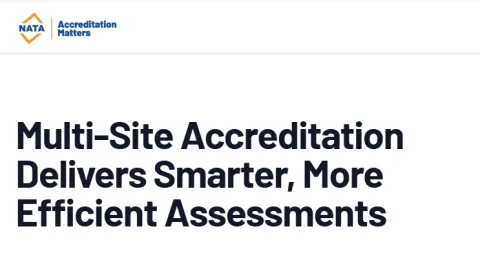 NATA Completes First Full Multi-Site Accreditation Assessment Cycle