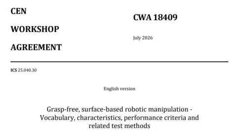 European MOZART Project Develops CWA 18409:2026 for Grasp-Free Robotic Food Handling