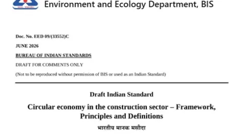 Circular Economy Draft Standard for Construction Opens for Public Comment in India