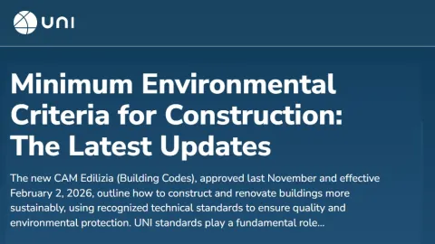 Italy Updates Minimum Environmental Criteria For Sustainable Construction