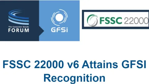 FSSC 22000 Version 6 Recognized against GFSI Benchmarking Requirements v2020