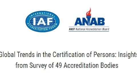 Barriers Still Hinder Growth of Personnel Certification, IAF Global Survey Finds