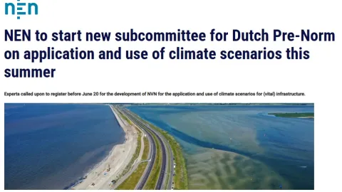 NEN to Launch New Subcommittee for Climate Scenarios in Infrastructure Planning
