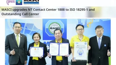 Thai National Telecom Contact Center 1888 Gets ISO 18295-1 and Outstanding Call Center Certificates