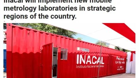 Inacal to Launch Mobile Metrology Labs in Key Regions of Peru