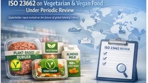ISO 23662 on Vegetarian and Vegan Foods Enters Periodic Review