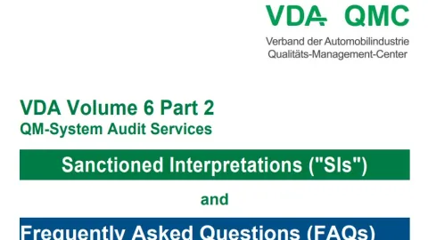 VDA Publishes Updated Interpretations for VDA 6.2 Service Audit Standard