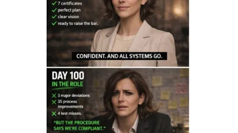 From Day 1 to Day 100, Quality Manager Reality Sets In